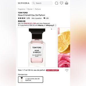 Tom Ford Rose d’amalfi